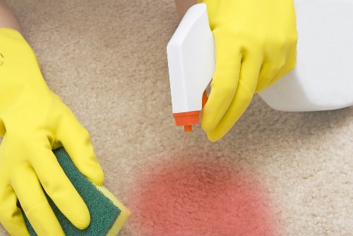 Professional upholstery cleaning service for sofas in Brentford home