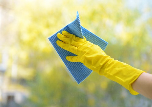 Cleaning team focusing on recycling and waste separation in Brentford