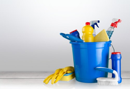 Local cleaning team preparing a Brentford property for final inspection