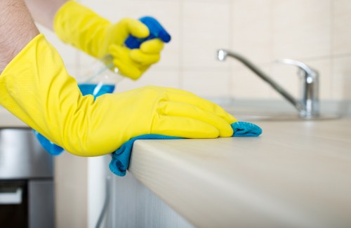 Professional turnover cleaning in a Brentford apartment bathroom